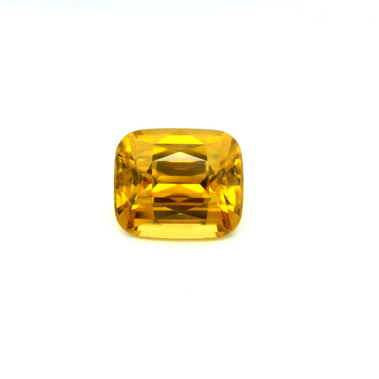 5.08ct Natural Yellow Zircon & Cushion Cut!!