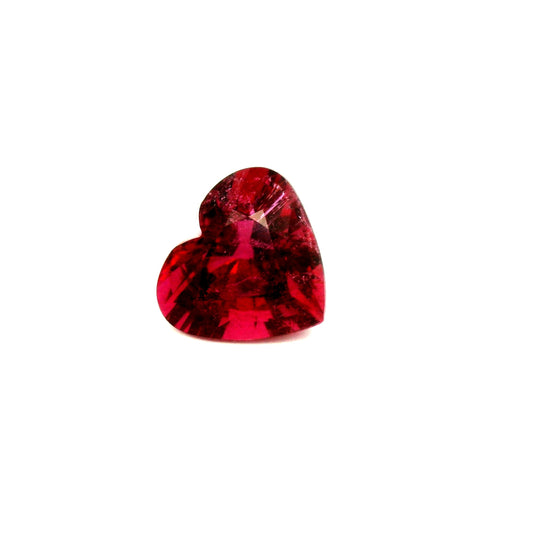 7.18ct Natural Rubellite Tourmaline & Heart Shape!!