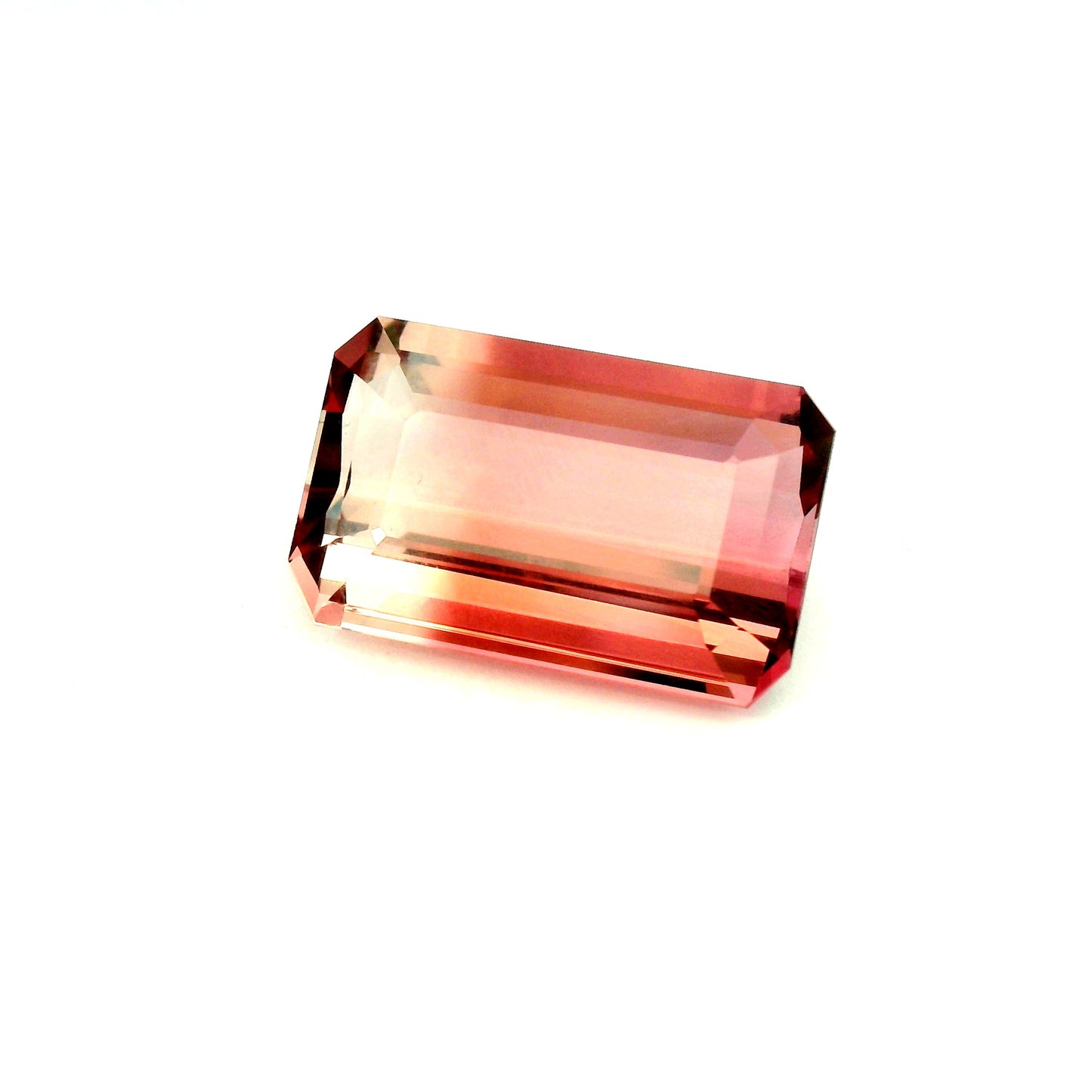 8.45ct Natural BI-Colour Tourmaline Octagon Cut!!