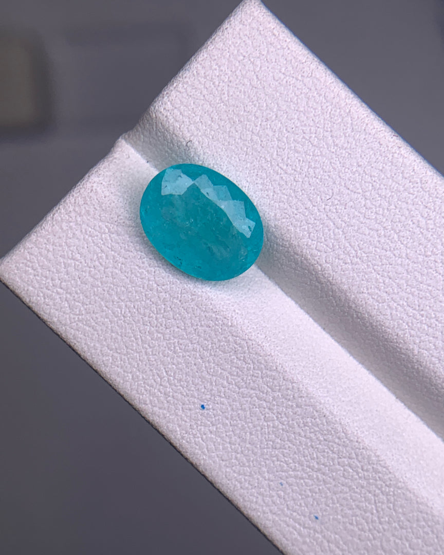 3.51ct Oval Cut  Paraiba Tourmaline Gemstone.