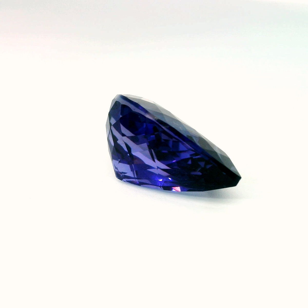Natural 11.30 Ct Blue Tanzanite Certified Pear Cut
