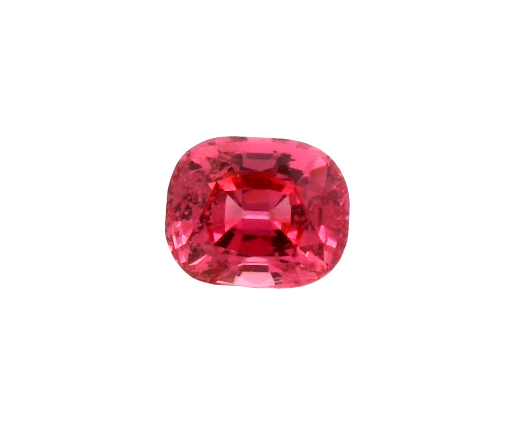 2.63ct vivid Pink Natural Spinel & Cushion Cut!!