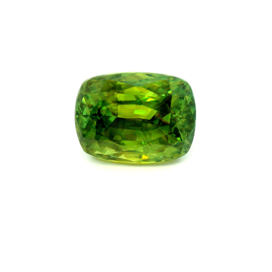 7.92ct Natural Sphene Yellowish Green & Cushion Cut!!