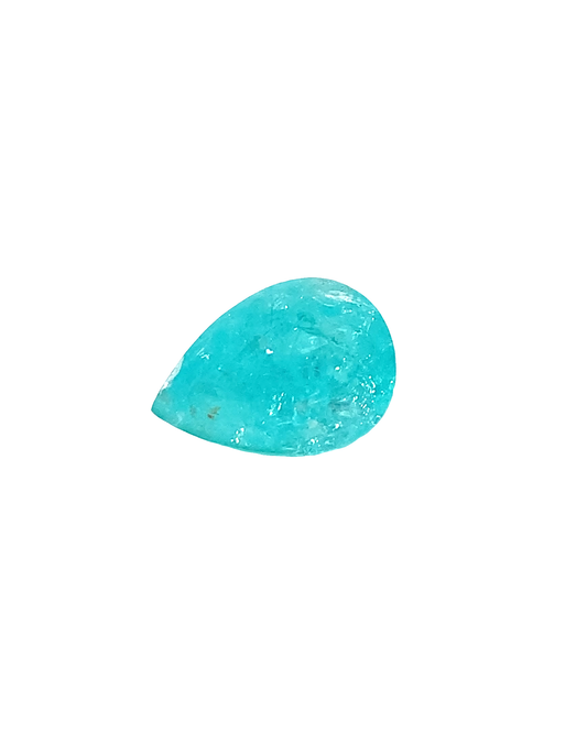 3.75ct Natural Paraiba Tourmaline & Pear Cut.