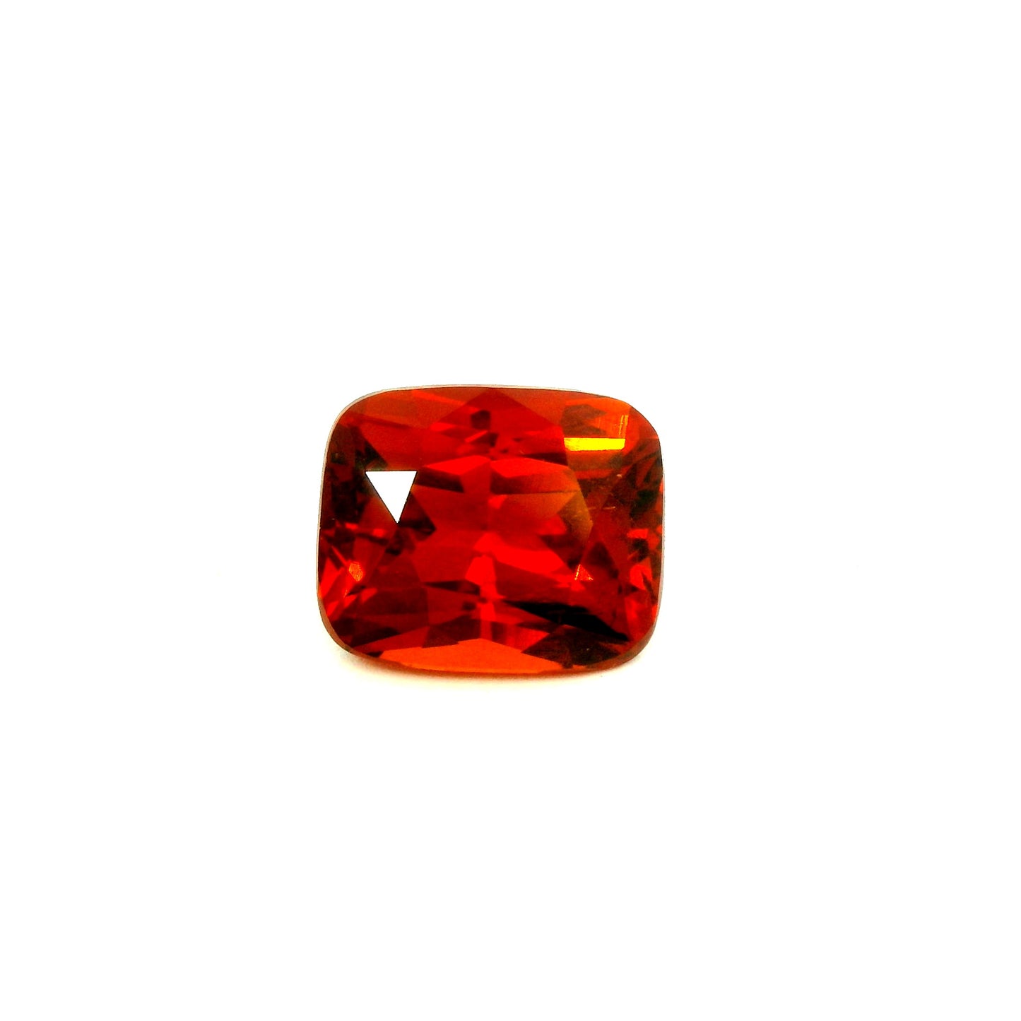 4.58ct Cushion Cut Spessartite Garnet.