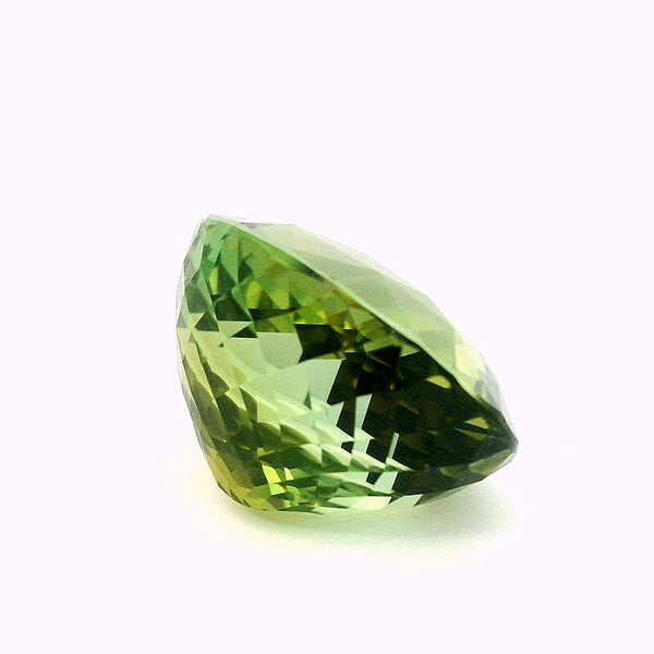 12.20.Awesome Natural Yellowish Green Tourmaline Perfect Shape!