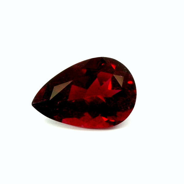 6.69ct Rubellite Tourmaline Pear Shape-Natural Purplish Red tourmaline.