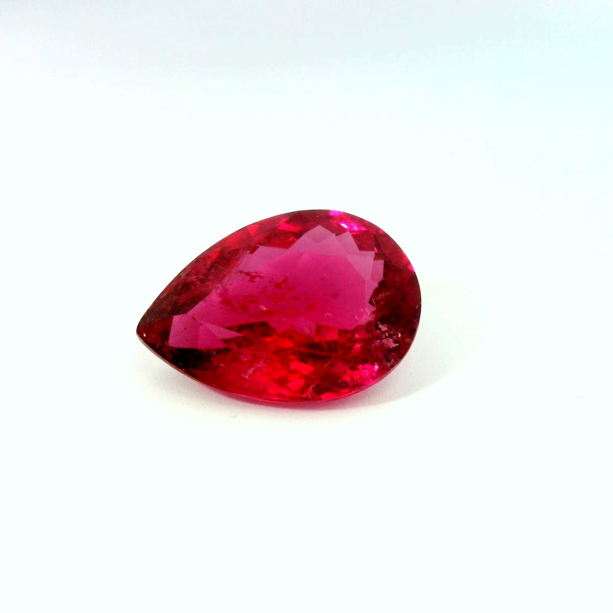 4.58ct Beautiful Natural rubellite Tourmaline Faceted Pear Shape