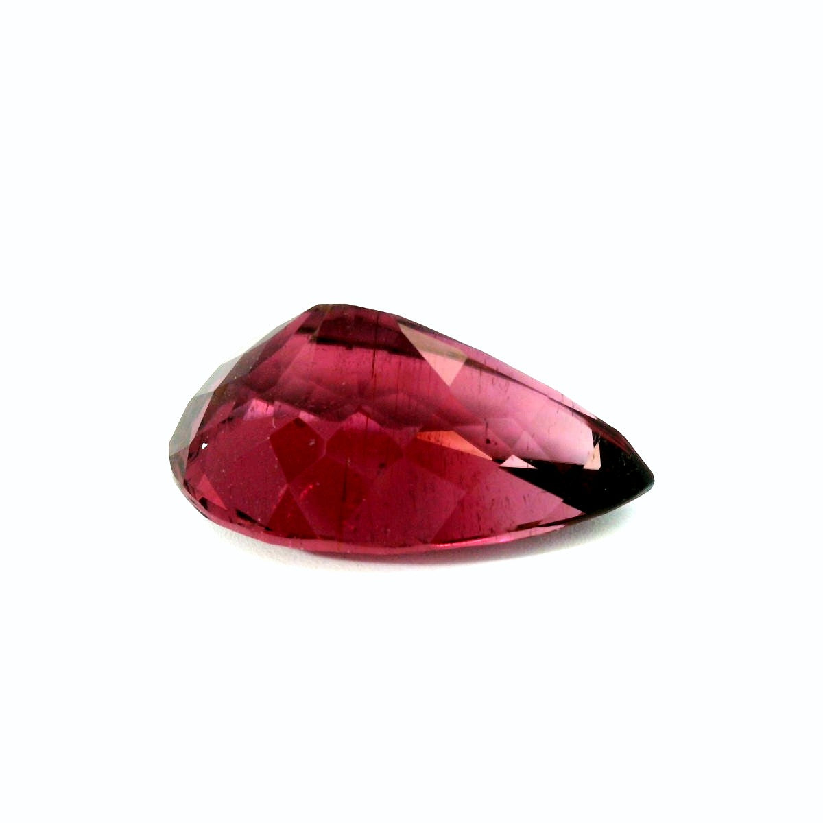 Natural Rubellite 8.35Ct Vivid Red Color Pear Cut!!!