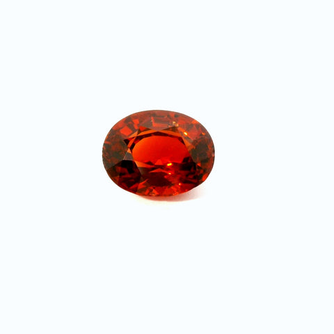 4.76ct Best Colorful Fire! Natural Spessartite Garnet Oval Shape!!!