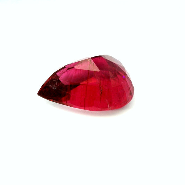 26.49 Natural Rubellite &Best Color Pear Shape!!!