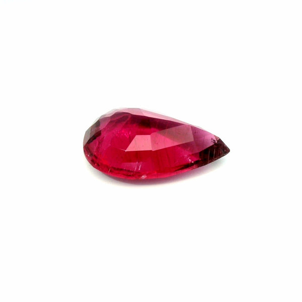 12.22Cts WONDERFUL COLOR PEAR SHAPE NATURAL RUBILITE TOURMALINE.