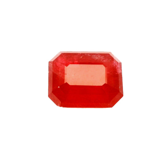 Natural Neon Red, Rhodonite 14.77ct, Red, Octagon shape. No treatment!!