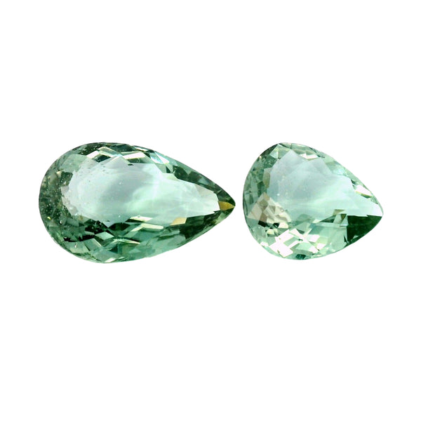 22.82 Natural Green Tourmaline Pear Shape!!