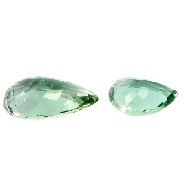 22.82 Natural Green Tourmaline Pear Shape!!