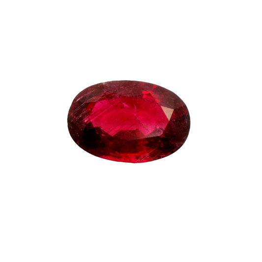 4.80Cts WONDERFUL COLOR OVALSHAPE NATURAL RUBILITE TOURMALINE!!!
