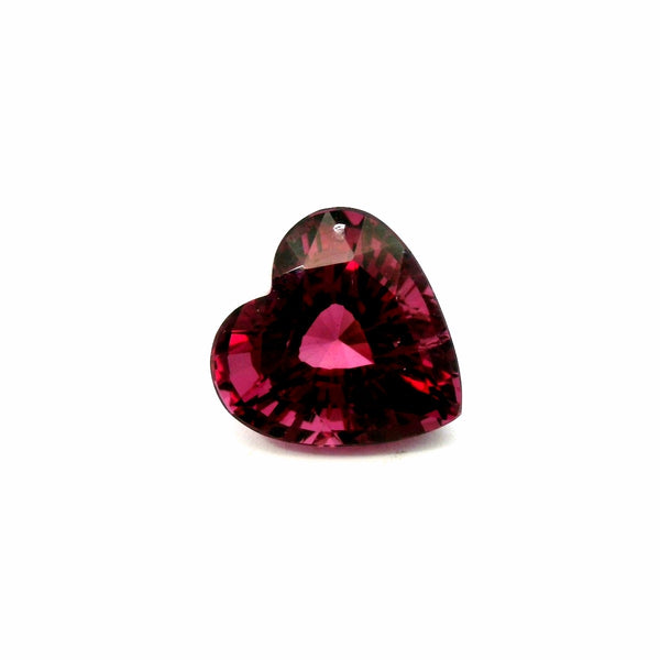 5.68ct Natural Rhodolite Heart Shape!!