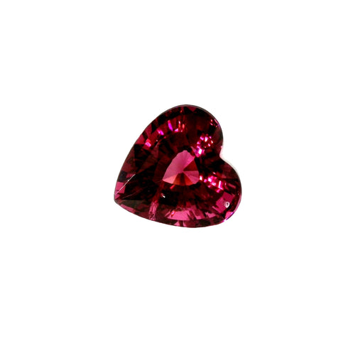 5.68ct Natural Rhodolite Heart Shape!!