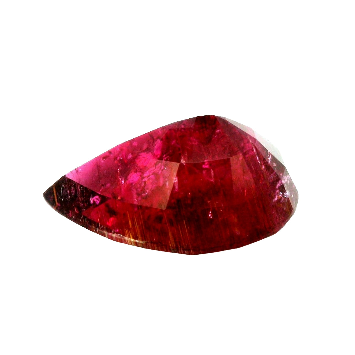 31.19Ct Natural Rubellite Pear Cut!!!