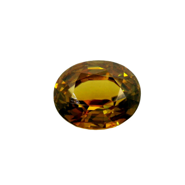 8.24ct Yellowish & Brown Color Sphene!!! Oval Cut