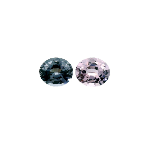 3.94Cts Natural Spinel Pair Oval Cut Loose Gemstone for Earrings!!!