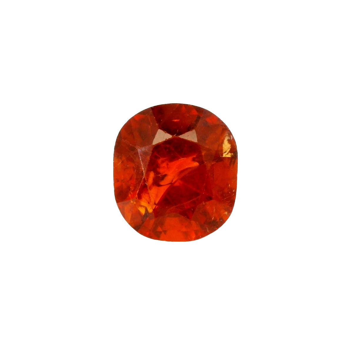 Natural 16.35ct Deep Red Orange Spessartite Garnet Cushion Cut.