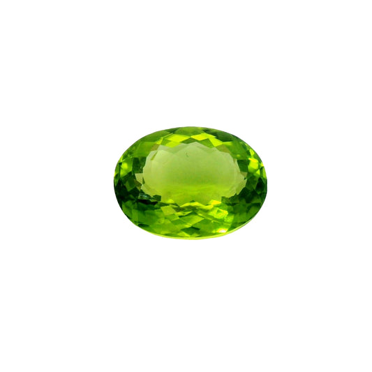 11.80Ct Natural Green Peridot Oval Cut!!