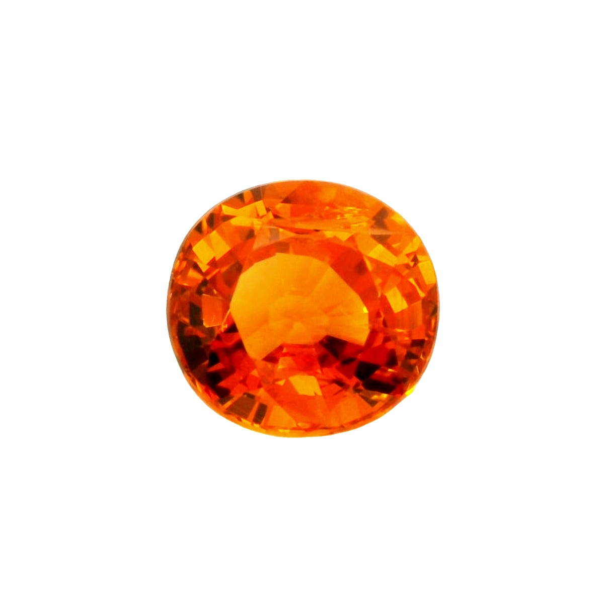 5.47ct Best Colorful Fire! Natural Spessartite Garnet Oval Shape.