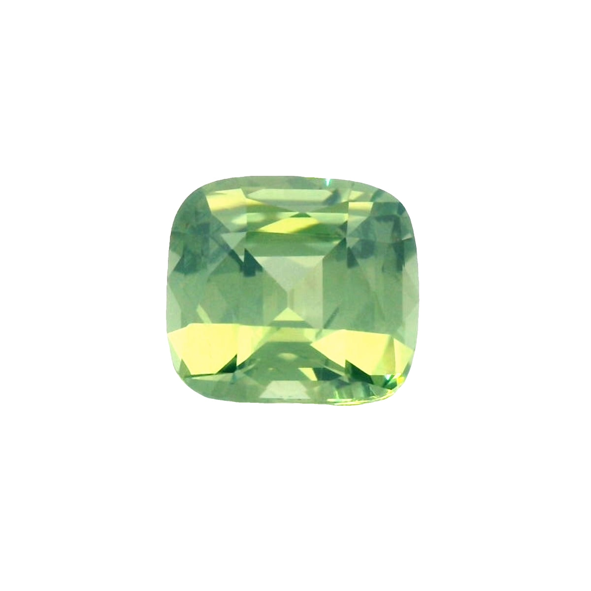 3.30ct Green Zircon & Cushion Cut!!