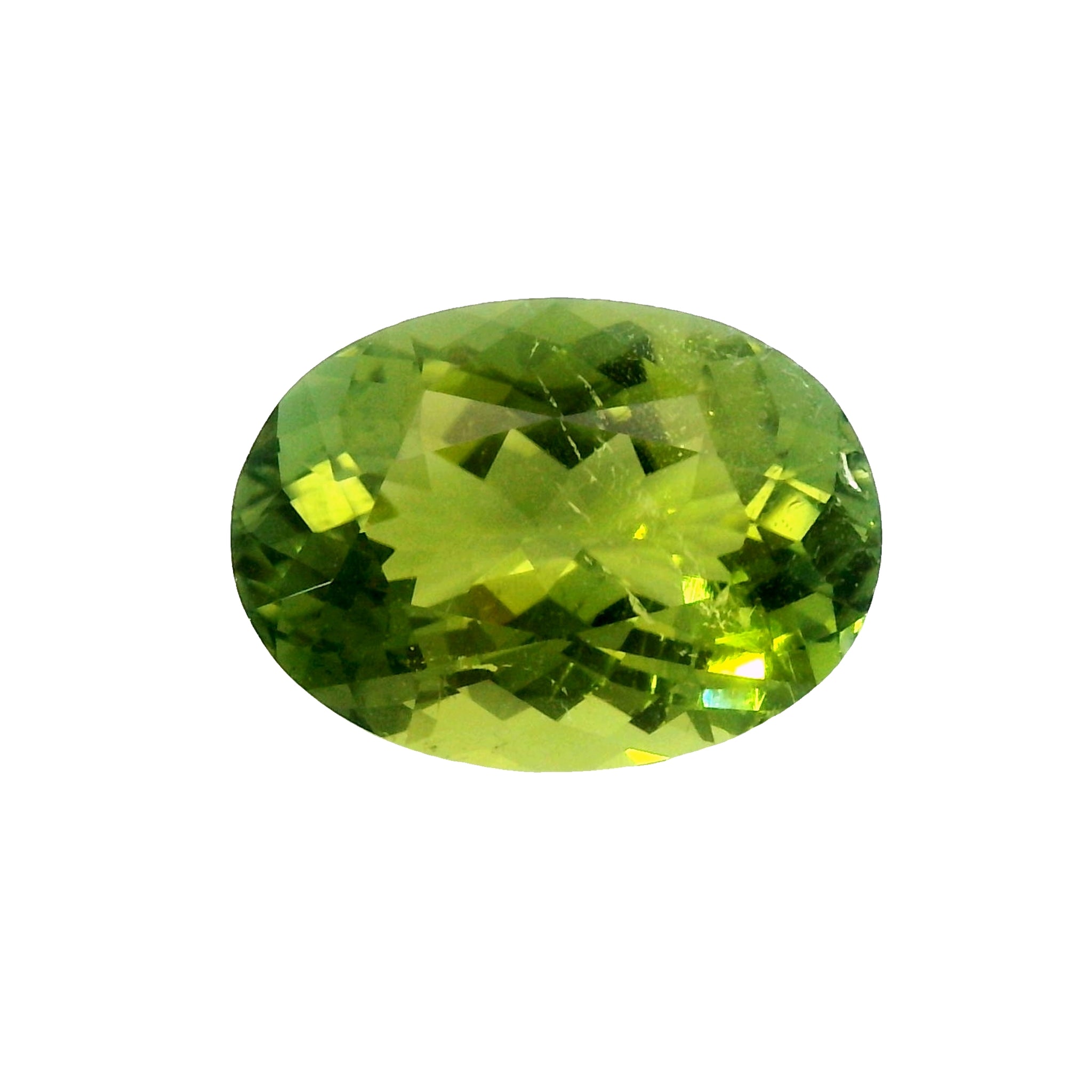 5.86ct Green Tourmaline & Oval Cut!!