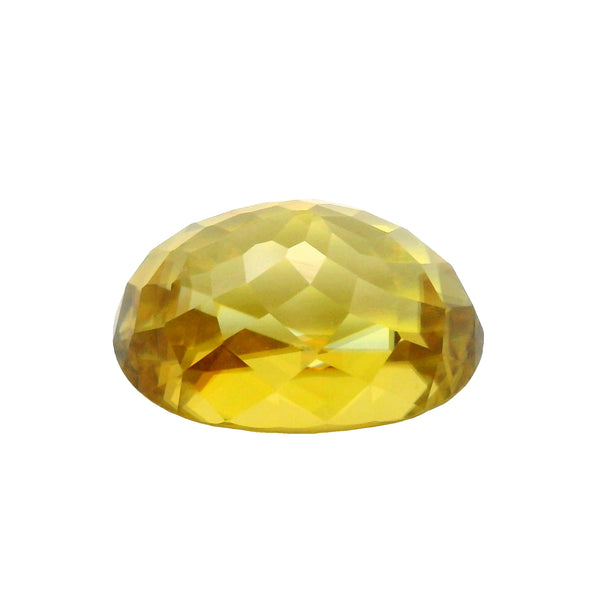 5.86ct Natural Sphene & Oval Cut & Yellowish Green