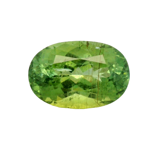 7.44Ct Natural Green Tourmaline & Oval Cut !!