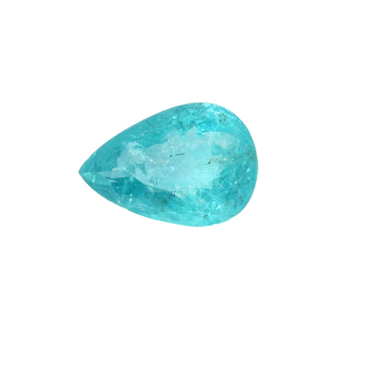 7.16ct Natural Paraiba Tourmaline & Pear Shape