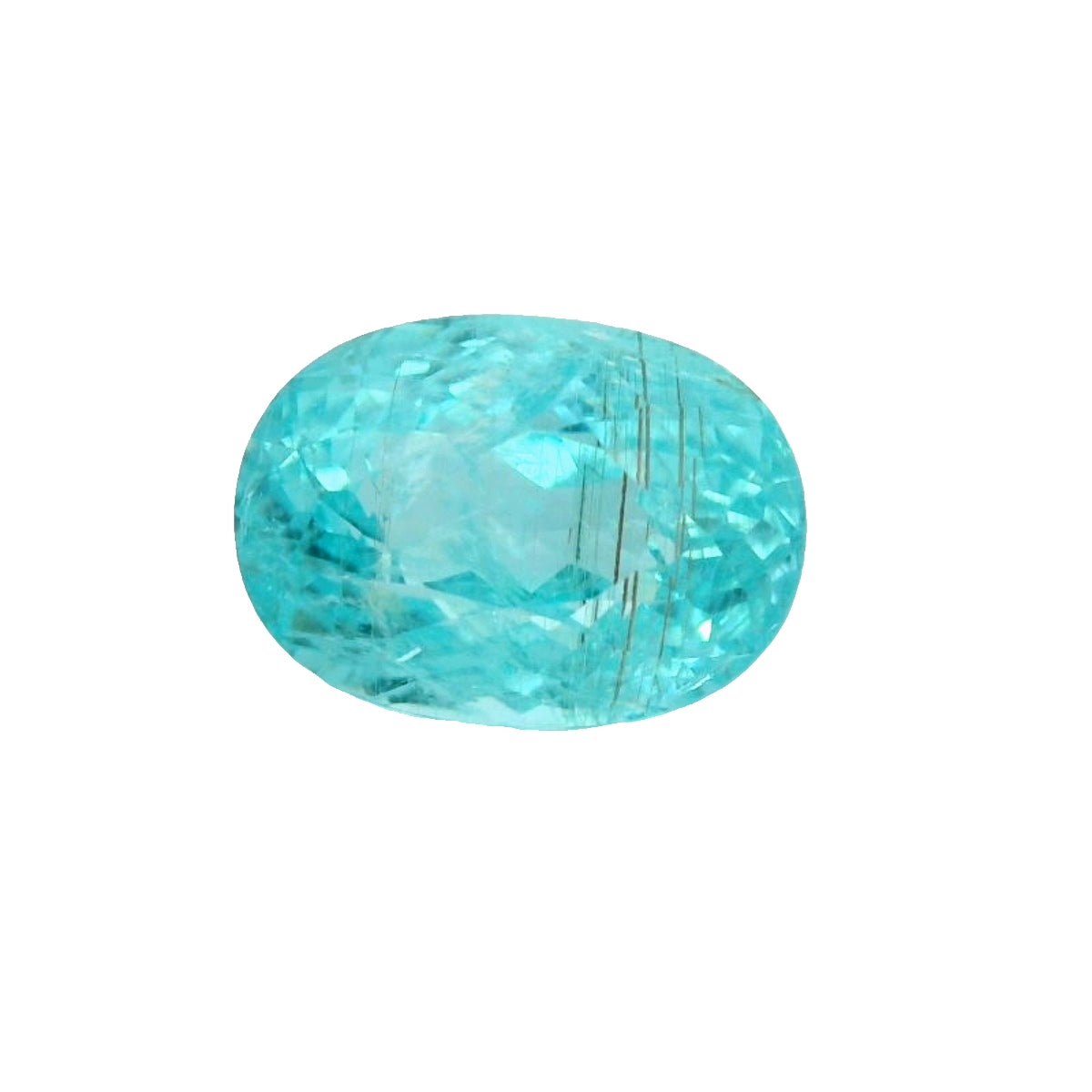 5.16ct Natural Paraiba Tourmaline & Oval Cut