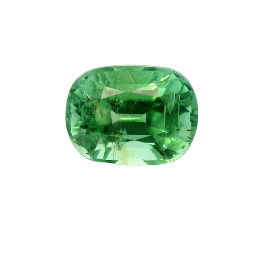 3.42ct Natural Green Paraiba Tourmaline & Cushion Cut!!