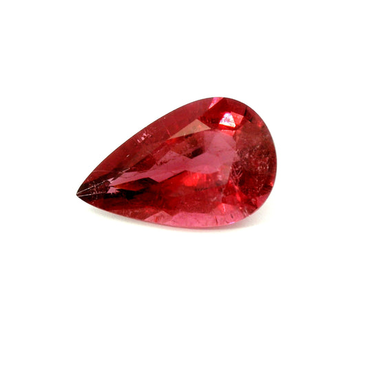 6.12ct Natural Rubellite Tourmaline & Pear Cut