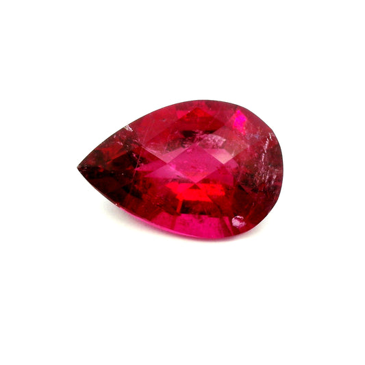 7.56ct Natural Rubellite Tourmaline & Pear Cut!!