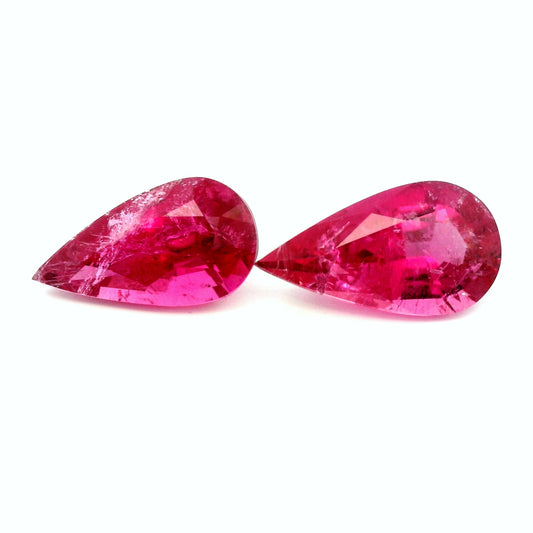 9.00ct Natural Rubellite Tourmaline & Pear Shape!!