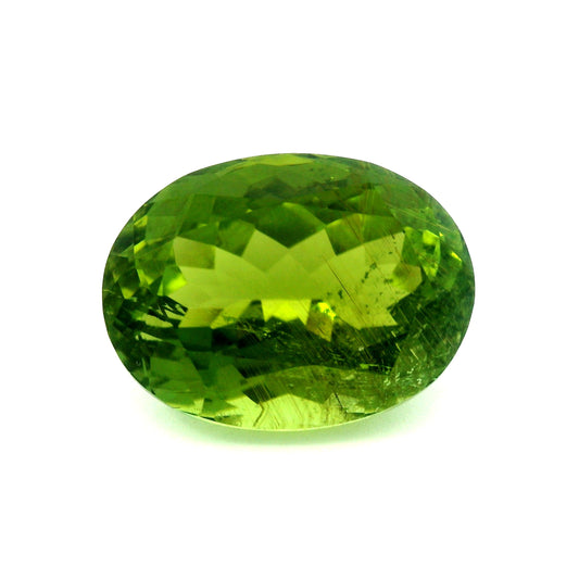 13.03ct Natural Green Tourmaline & Oval Cut!!