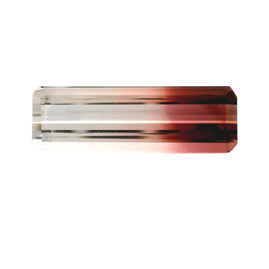 7.03ct Natural BI-Color Tourmaline & Octagon Cut!!