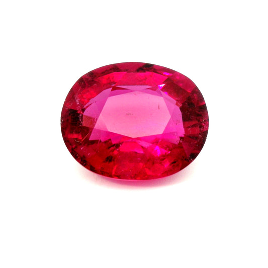 14.14ct Natural Rubellite Tourmaline & Oval Cut!!