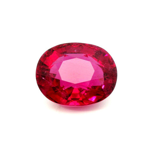 11.36ct Natural Rubellite Tourmaline & Oval Cut!!