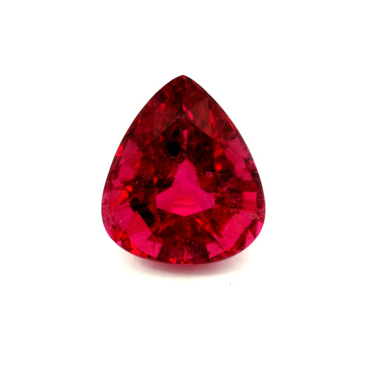 9.05ct Natural Rubellite Tourmaline & Pear Shape !!