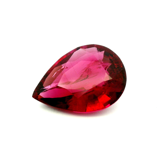 6.88ct Natural Rubellite Tourmaline, Pear Cut