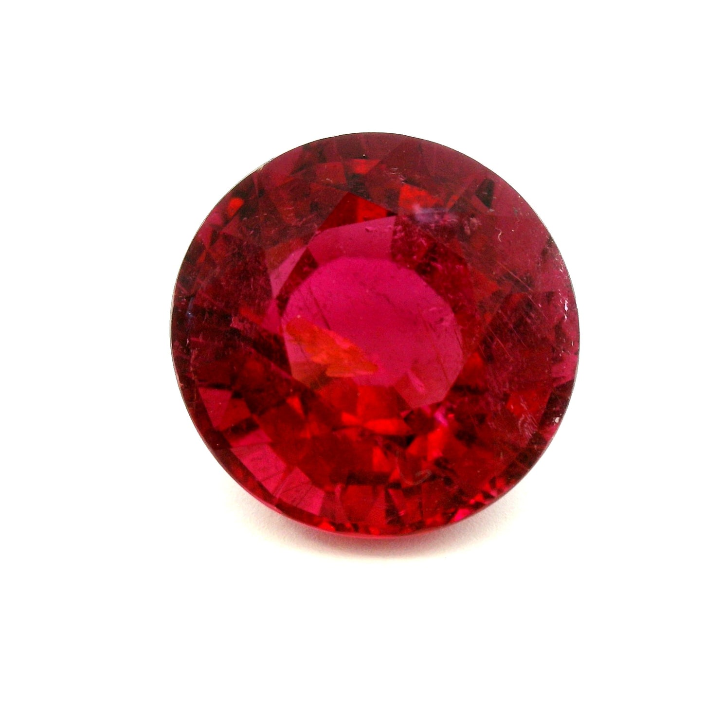14.00ct Natural Rubellite Tourmaline, Round Cut !!