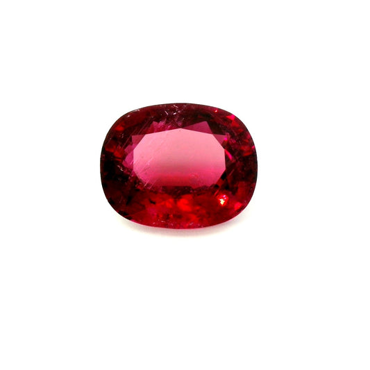 11.47ct Natural Rubellite Tourmaline, Cushion Cut!!
