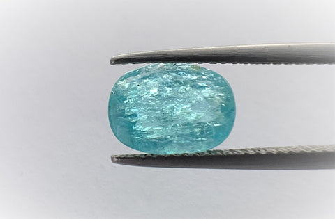 Natural Paraiba Tourmaline 1.93 CTS, Superb strong Neon blue in color with its own characteristics.
