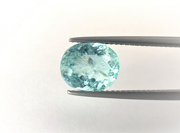 Natural Paraiba Tourmaline 2.98 CTS, Beautiful greenish Blue in color for Sale!