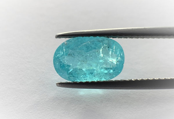 Natural Paraiba Tourmaline 2.06 CTS, Superb strong Neon blue in color with its own characteristics.