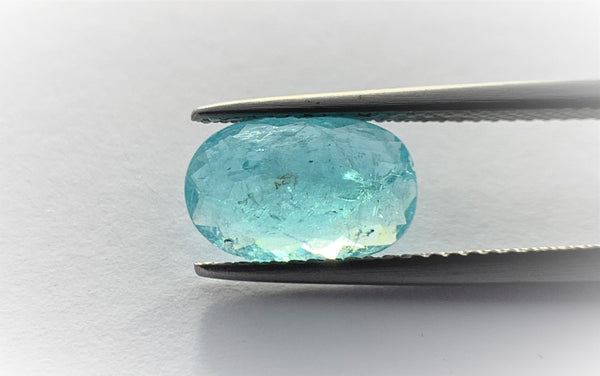 Natural Paraiba Tourmaline 2.06 CTS, Superb strong Neon blue in color with its own characteristics.
